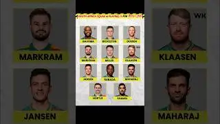 South Africa Squad & Playing XI For Champion Trophy 2025