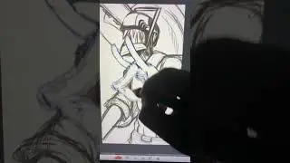 Chainsaw Man AKI HAND SIGN ART TREND #chainsawmanfanart #ANIMEART #artextric  #shorts #chainsawman