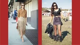 How To Wear Fringe Skirt