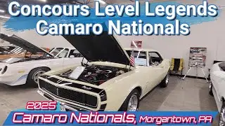 Camaro Concours Level Legends at the 2025 Camaro Nationals, Morgantown, PA