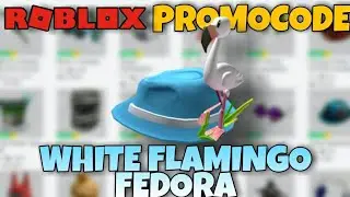 White Flamingo Fedora | Roblox Promocode