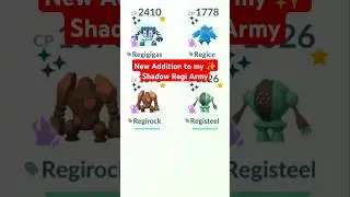 Shiny Shadow Regi Army Complete ✅ | Pokemon Go #shorts #pokemongo #pok&eacute;mon #pokemon #shiny #gaming