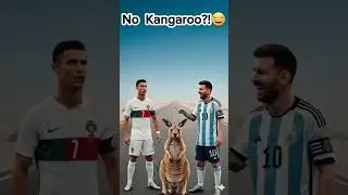 Ronaldo Mocked for Having No Kangaroo 🦘 | Funny AI Football Meme 2025 #football #leomessi #soccer