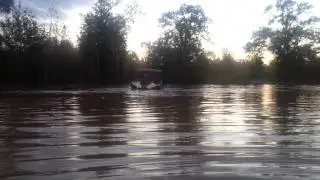 Can am monsters playing in swamp at river run