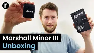 Marshall Minor III earbuds unboxing