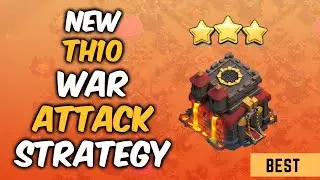 TH10 War Attack Strategy 2020 | 3 Star MAX TH10 Base | Clash of Clans