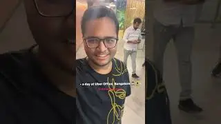 Uber Bangalore Office Tour ft. Software Engineer