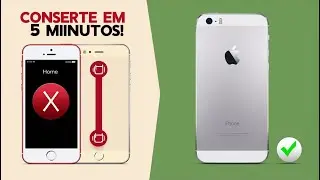 Conserte o botão Home do iPhone 5S em 5 minutos! Solução rápida e fácil