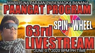 63RD LIVESTREAM - PAANGAT PROGRAM PARA SA LAHAT + 20 WH ROLETA NG KAPALARAN