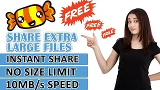 How To Share Large Files Online  in just seconds Ultrafast | best way to share large files