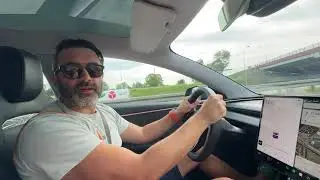 Tesla 3 Performance Highland spontaniczna przejażdżka psuedo recenzja