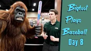 Bigfoot Plays Baseball #3 - Road to the Show Day 8 Gear Shopping #baseball #comedy #bigfootvlogs