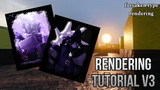 How to Make Forsaken-like Renders!! (render tutorial v3) | Roblox Studio