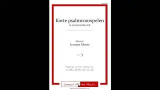 Korte Psalmvoorspelen in romantische stijl (deel 3) - Orgel: Laurenskerk, Rotterdam | Lennart Moree