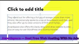 Awardspace &mdash; Best Free Web Hosting With No Ads 2022