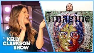 Kelly Clarkson Is Amazed By Viral Bottle Cap Art