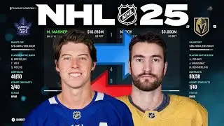 NHL 25 - MITCH MARNER TO VEGAS TRADE SIMULATION