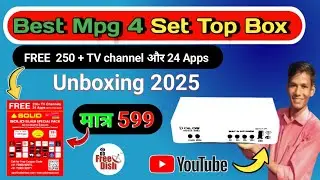 Best Mpeg 4 Set Top Box 2025 | DD free dish new update today 