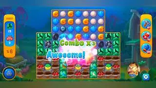 фишдом 2022  #  10857 уровень - прохождение без бустеров # Fishdom,   10857  level - no Boosters.
