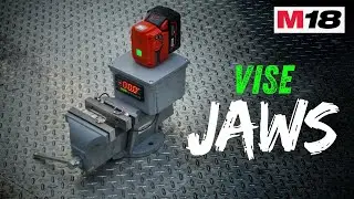 M18-Load Cell Vise Build Ep 1 JAWS: Creating Custom Force-Testing 'Jaws' Using a Harbor Freight Vise