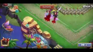 Castle Clash F2P Castle Crisis Ember Army 502m Full Setups
