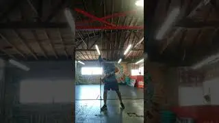 Jesse J Flores training at Azteca boxing club.