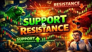 What is Support & Resistance in BTC | How To Trade Support & Resistance | BTC Trade 