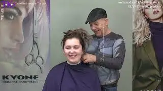 Long hair, front layered cut, new color nape-shave and clipper tattoo! Marjolein by T.K.S.