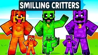 Smiling Critters na BATALHA DE ESTÁTUAS no Minecraft