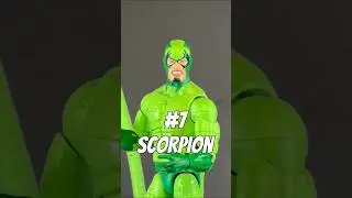 SCORPION 🦂 | TOP 10 BEST MARVEL LEGENDS SPIDER-MAN VILLAINS #marvellegends #actionfigures
