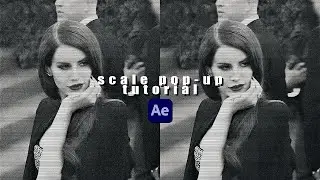 AFTER EFFECTS SCALE POP UP TRANSITION TUTORIAL