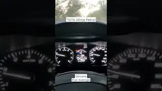 TATA Altroz Petrol City Average Fuel Mileage (Actual) #tataaltroz #shorts
