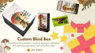 Custom Metal Pin Blind Box | A Unique Design Made Just for You | Jin Sheu