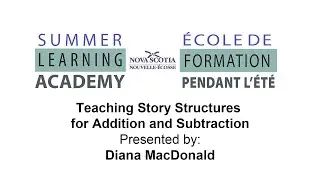 Teaching the Story Structures for Addition and Subtraction