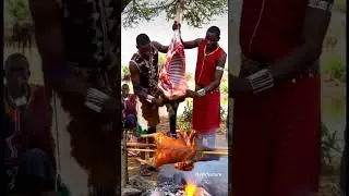 A Taste of Maasai Culture: Preparing a Traditional Meal #shorts #viralshorts #traditional