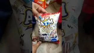 ATM chips snacks 😋 #comedy #soundeffects #review #unboxing#gift #chips #coupon #cash