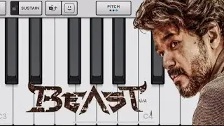 Beast trailer BGM | Piano Notes | GarageBand | Anirudh