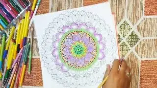MANDALA ART || ARTSTEPBYSTEP ||FORBEGINNERS || ART-1 ||