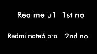 Redmi note6 pro