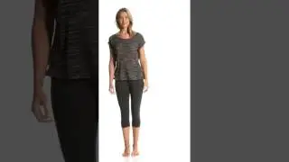 Marika Tummy Control Cotton Yoga Capris | SwimOutlet.com
