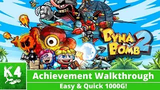 Dyna Bomb 2 - Achievement Walkthrough - 1000G in 30 Minutes!