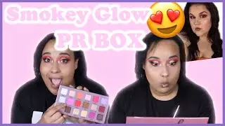 Smokey Glow x Midas Cosmetics PR Box Review | Palette Review & Lip Swatches | SO HAPPY FOR HANNAH!!