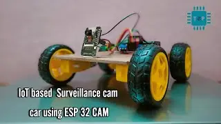 IoT Surveillance Car using ESP 32 CAM || IoT mini search robot || #b tech projects