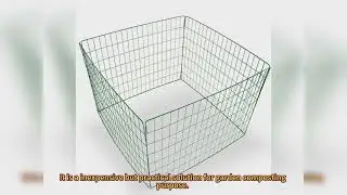 Wire Compost Bin Wire Panel Metal Garden Waste Leaf Composter