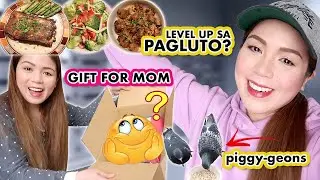 LEVEL UP SA PAGLUTO? + GIFT FOR MOM + PIGGY-GEONS + GROCERY HAUL (SENDAI JAPAN) - candyloveart
