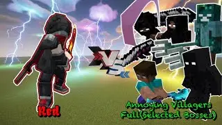 Red VS Annoying Villagers (Полная версия) (Избранные боссы) | Minecraft | Битва мобов