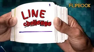 Line challenge. Flipbook animation