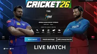 RCB Revenge against LSG IN CRICKET26[HARDEST DIFFICULTY] #shorts #cricket