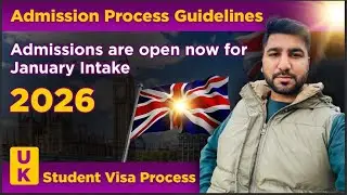 UK 🇬🇧 Admission Process | Offer Letter | CAS & Visa Process 