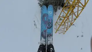 Volkl Revolt 104 at Purden Ski Hill